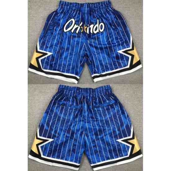 Men's Orlando Magic Blue Shorts 63254